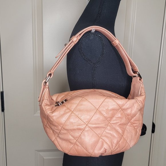 CHANEL Cloudy Bundle Quilted Burnt Orange Hobo Bag - Picture 1 of 13